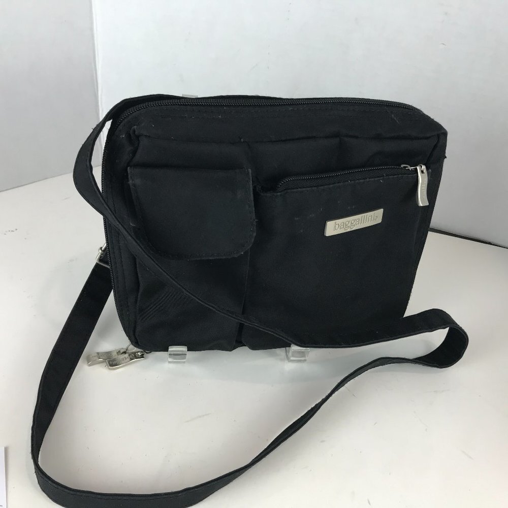 Black Nylon Baggallini Crossbody Bag